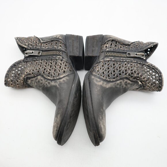 Circle G By Coral Boots Women's Size US 8 Western Bootie Zip Ankle Shoes - Picture 8 of 9